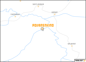 map of Povarenkino