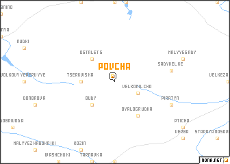 map of Povcha