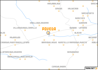 map of Poveda