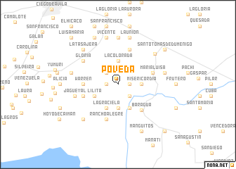 map of Poveda