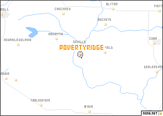 map of Poverty Ridge