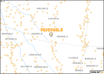 map of Poverwāla