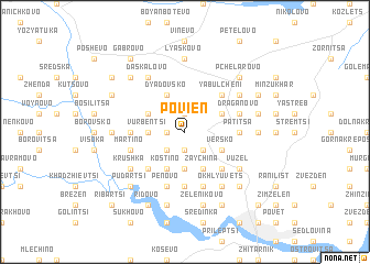 map of Povien