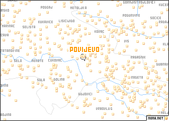 map of Povijevo