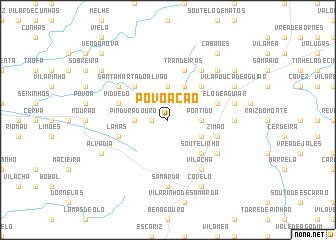 map of Povoação