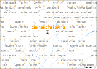 map of Póvoa da Catarina