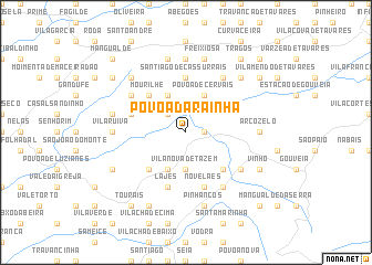 map of Póvoa da Rainha