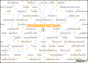 map of Póvoa das Forcadas