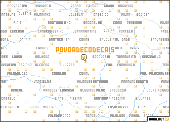 map of Póvoa de Codeçais