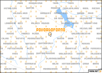 map of Póvoa do Forno