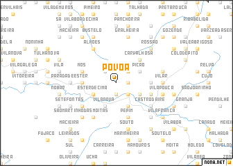 map of Póvoa