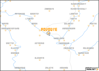 map of Povod\