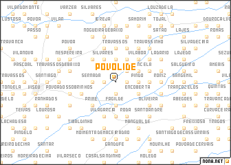 map of Povolide