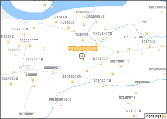 map of Povorino