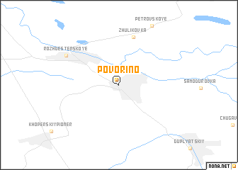 map of Povorino