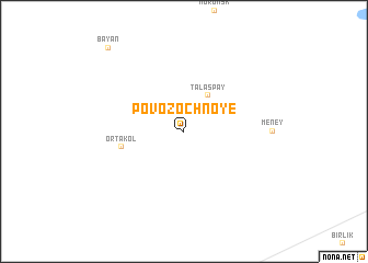 map of Povozochnoye