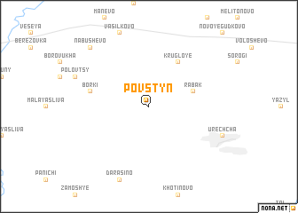 map of Povstynʼ