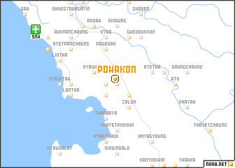 map of Powakon