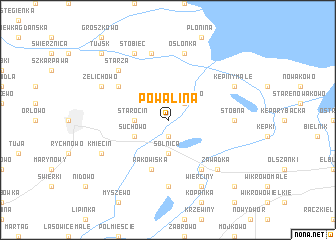 map of Powalina