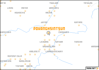map of Po-wang-hsin-ts\
