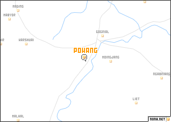 map of Powang