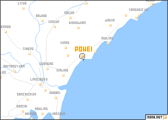 map of Powei