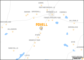 map of Powell