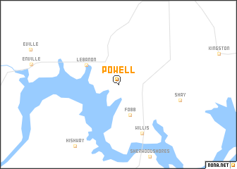 map of Powell