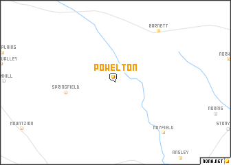 map of Powelton