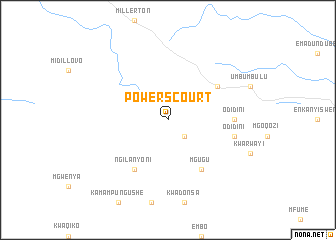 map of Powerʼs Court