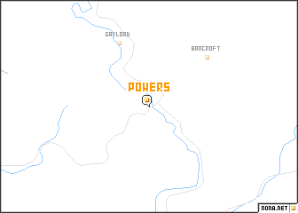 map of Powers