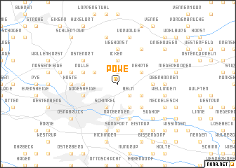 map of Powe