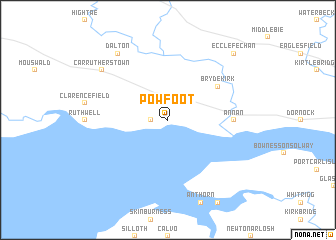 map of Powfoot