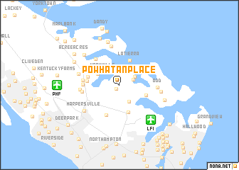 map of Powhatan Place