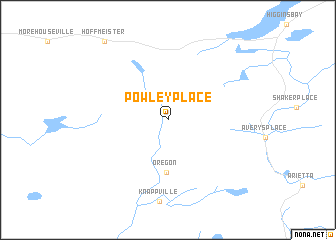 map of Powley Place