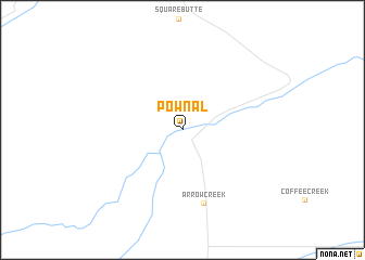 map of Pownal