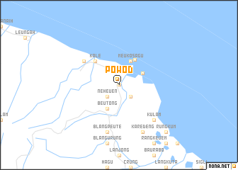 map of Powod