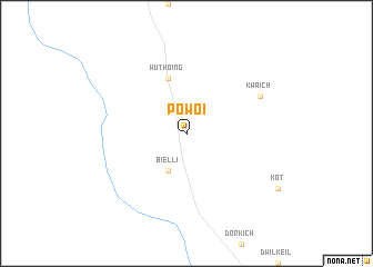 map of Powoi