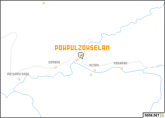 map of Powpūlzow Selam