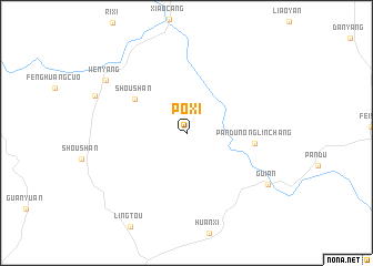 map of Poxi