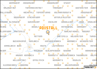 map of Poxstall