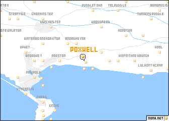 map of Poxwell