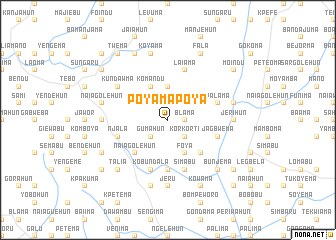 map of Poyama-poya