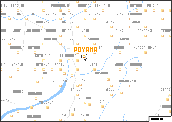 map of Poyama