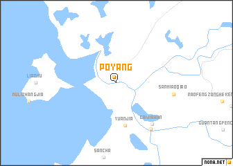 map of Poyang