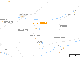 map of Poyedugi