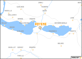 map of Poyémé