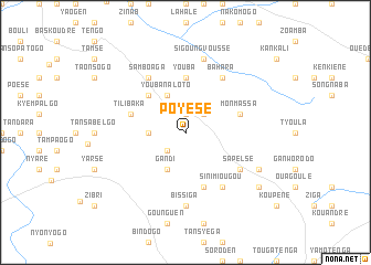 map of Poyésé