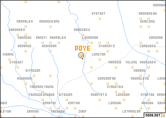 map of Po-ye