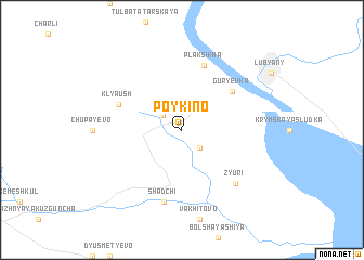 map of Poykino